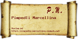 Pimpedli Marcellina névjegykártya